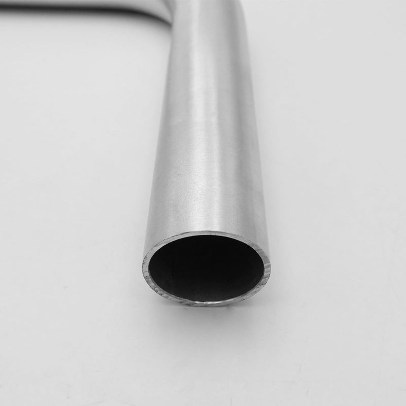AC PERFORMANCE 1.5" (38mm) OD 90 Degree Aluminum Elbow Intercooler Pipe Air Intake Tube, 1.2D Radius, Brushed Finish - Image 3